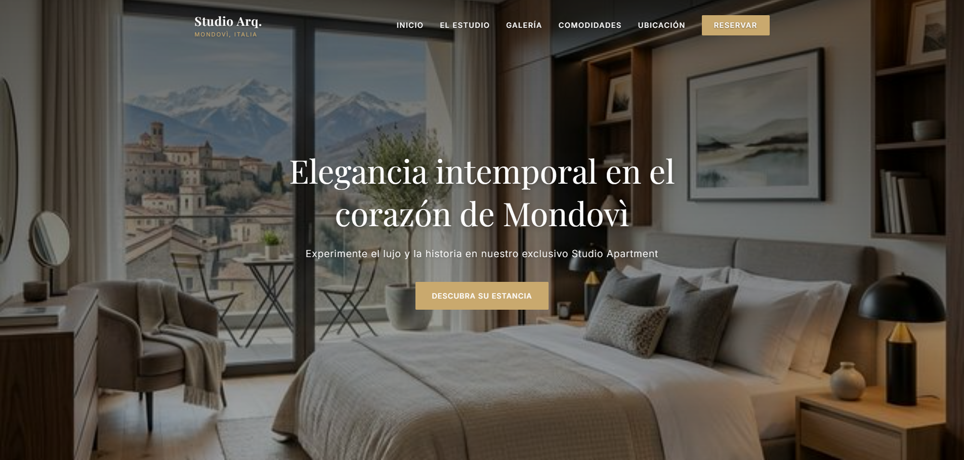 Studio de Arquitectura — Sitio web corporativo